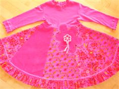 Twirly Kleid fuchsia 122