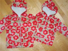 Kapuzen Jacke Ottobre 1/2004 Modell 14 Microfun flower kit