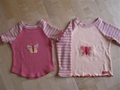 Schmetterlings Raglan Shirts Zoe, Ottobre