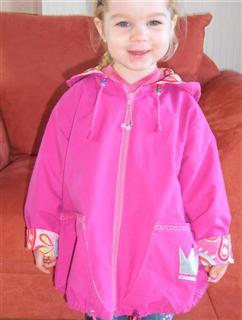 Sommerjacke Roos 2084 pink gefttert Like Oilily Krone 