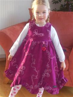 Cara Kleid Princess Bndchen Velvet